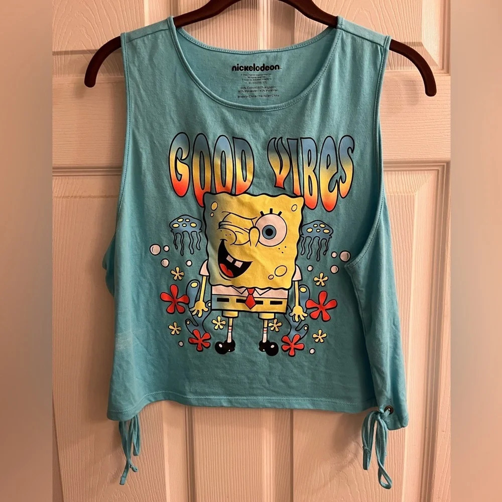 SPONGE BOB~GRAPHIC TEE~NICKELODEON~NWOT~XL